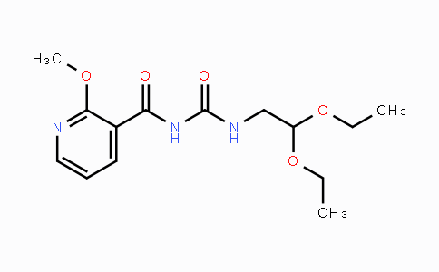 CAS No. 240799-53-5, N-(2,2-Diethoxyethyl)-N'-[(2-methoxy-3-pyridinyl)carbonyl]urea