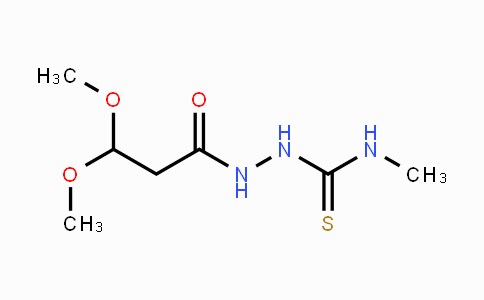 CAS No. 240799-54-6, 2-(3,3-Dimethoxypropanoyl)-N-methyl-1-hydrazinecarbothioamide