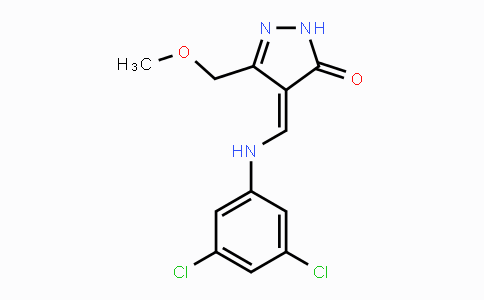 CAS No. 240799-64-8, 4-[(3,5-Dichloroanilino)methylene]-5-(methoxymethyl)-2,4-dihydro-3H-pyrazol-3-one