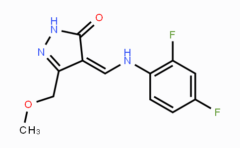 CAS No. 240799-65-9, 4-[(2,4-Difluoroanilino)methylene]-5-(methoxymethyl)-2,4-dihydro-3H-pyrazol-3-one