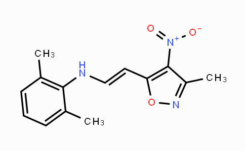 CAS No. 1164541-26-7, 2,6-Dimethyl-N-[2-(3-methyl-4-nitro-5-isoxazolyl)vinyl]aniline