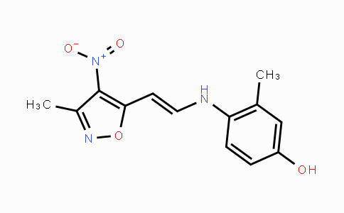 CAS No. 241126-94-3, 3-Methyl-4-{[2-(3-methyl-4-nitro-5-isoxazolyl)vinyl]amino}benzenol