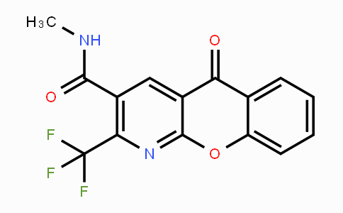 CAS No. 241127-00-4, N-Methyl-5-oxo-2-(trifluoromethyl)-5H-chromeno[2,3-b]pyridine-3-carboxamide