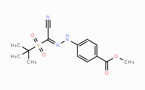 241127-17-3 | Methyl 4-{2-[(tert-butylsulfonyl)(cyano)methylene]hydrazino}benzenecarboxylate