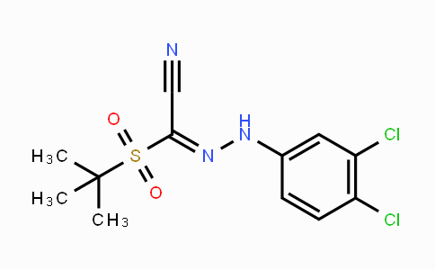CAS No. 241127-24-2, 2-(tert-Butylsulfonyl)-2-[2-(3,4-dichlorophenyl)hydrazono]acetonitrile