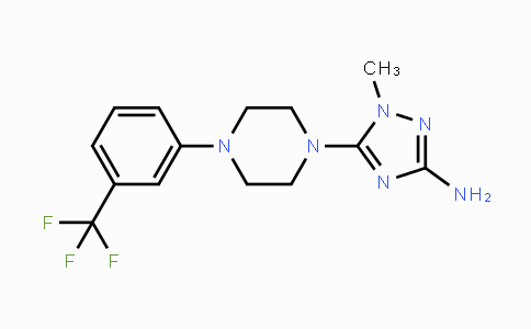CAS No. 241488-12-0, 1-Methyl-5-{4-[3-(trifluoromethyl)phenyl]piperazino}-1H-1,2,4-triazol-3-amine