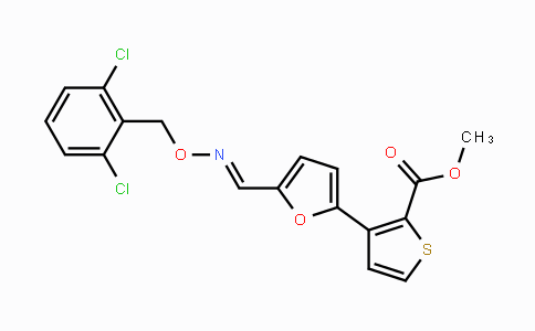 CAS No. 241488-16-4, Methyl 3-[5-({[(2,6-dichlorobenzyl)oxy]imino}methyl)-2-furyl]-2-thiophenecarboxylate