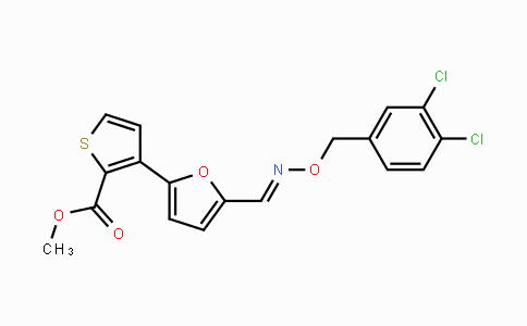 CAS No. 241488-18-6, Methyl 3-[5-({[(3,4-dichlorobenzyl)oxy]imino}methyl)-2-furyl]-2-thiophenecarboxylate