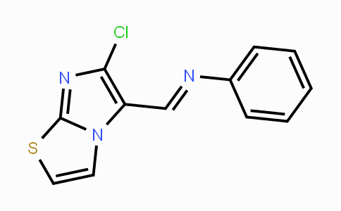 CAS No. 241132-37-6, N-[(6-Chloroimidazo[2,1-b][1,3]thiazol-5-yl)methylene]aniline