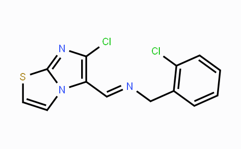 CAS No. 241132-56-9, N-[(6-Chloroimidazo[2,1-b][1,3]thiazol-5-yl)methylene](2-chlorophenyl)methanamine