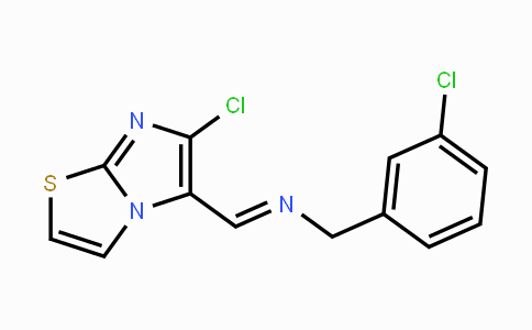 CAS No. 241132-69-4, N-[(6-Chloroimidazo[2,1-b][1,3]thiazol-5-yl)methylene](3-chlorophenyl)methanamine