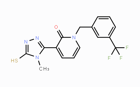 CAS No. 242797-54-2, 3-(4-Methyl-5-sulfanyl-4H-1,2,4-triazol-3-yl)-1-[3-(trifluoromethyl)benzyl]-2(1H)-pyridinone