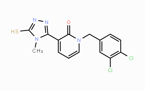 CAS No. 242797-55-3, 1-(3,4-Dichlorobenzyl)-3-(4-methyl-5-sulfanyl-4H-1,2,4-triazol-3-yl)-2(1H)-pyridinone