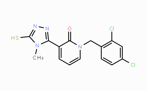 CAS No. 242471-91-6, 1-(2,4-Dichlorobenzyl)-3-(4-methyl-5-sulfanyl-4H-1,2,4-triazol-3-yl)-2(1H)-pyridinone