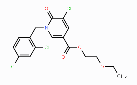 CAS No. 242471-99-4, 2-Ethoxyethyl 5-chloro-1-(2,4-dichlorobenzyl)-6-oxo-1,6-dihydro-3-pyridinecarboxylate