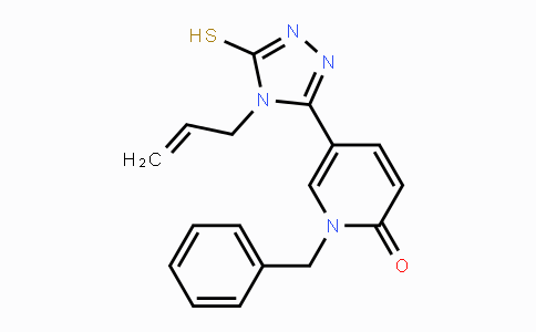 CAS No. 242472-13-5, 5-(4-Allyl-5-sulfanyl-4H-1,2,4-triazol-3-yl)-1-benzyl-2(1H)-pyridinone