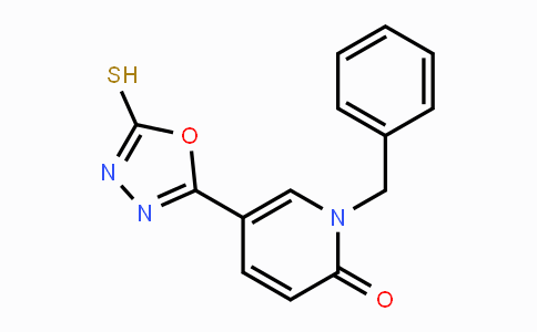 CAS No. 242472-14-6, 1-Benzyl-5-(5-sulfanyl-1,3,4-oxadiazol-2-yl)-2(1H)-pyridinone