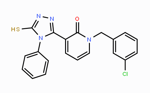 CAS No. 677749-35-8, 1-(3-Chlorobenzyl)-3-(4-phenyl-5-sulfanyl-4H-1,2,4-triazol-3-yl)-2(1H)-pyridinone