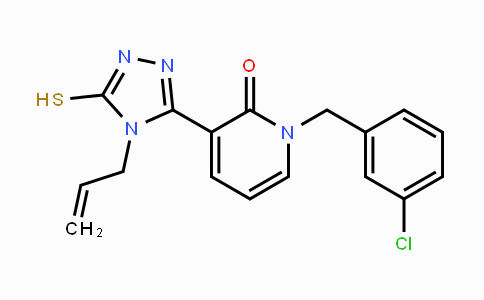 CAS No. 242472-30-6, 3-(4-Allyl-5-sulfanyl-4H-1,2,4-triazol-3-yl)-1-(3-chlorobenzyl)-2(1H)-pyridinone