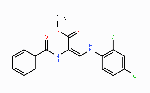 CAS No. 1164464-78-1, Methyl 2-(benzoylamino)-3-(2,4-dichloroanilino)acrylate