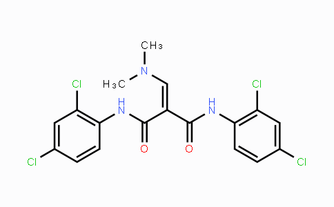 CAS No. 245039-16-1, N~1~,N~3~-bis(2,4-dichlorophenyl)-2-[(dimethylamino)methylene]malonamide