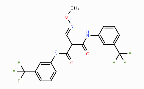 CAS No. 245039-50-3, 2-[(Methoxyimino)methyl]-N~1~,N~3~-bis[3-(trifluoromethyl)phenyl]malonamide