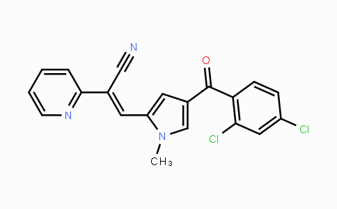 CAS No. 246022-15-1, 3-[4-(2,4-Dichlorobenzoyl)-1-methyl-1H-pyrrol-2-yl]-2-(2-pyridinyl)acrylonitrile