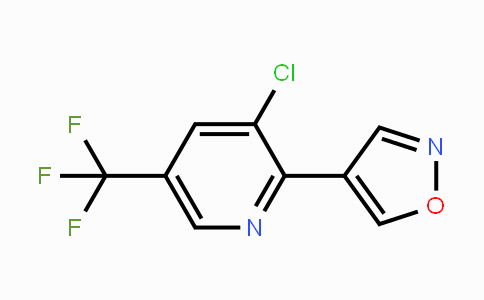 CAS No. 246022-17-3, 3-Chloro-2-(4-isoxazolyl)-5-(trifluoromethyl)pyridine