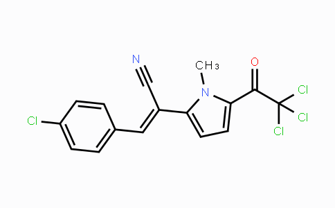 CAS No. 246022-29-7, 3-(4-Chlorophenyl)-2-[1-methyl-5-(2,2,2-trichloroacetyl)-1H-pyrrol-2-yl]acrylonitrile
