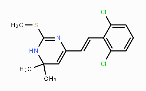 CAS No. 282523-31-3, 4-(2,6-Dichlorostyryl)-6,6-dimethyl-2-(methylsulfanyl)-1,6-dihydropyrimidine