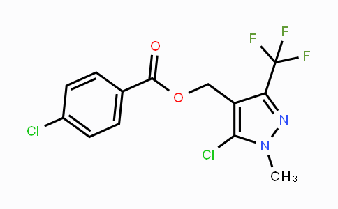 CAS No. 282523-34-6, [5-Chloro-1-methyl-3-(trifluoromethyl)-1H-pyrazol-4-yl]methyl 4-chlorobenzenecarboxylate