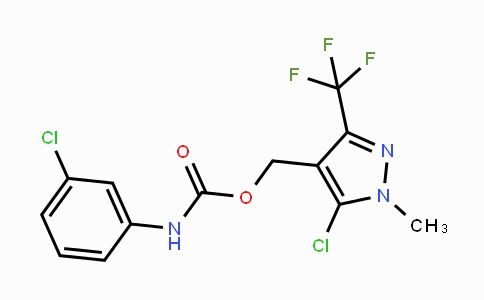 CAS No. 282523-37-9, [5-Chloro-1-methyl-3-(trifluoromethyl)-1H-pyrazol-4-yl]methyl N-(3-chlorophenyl)carbamate