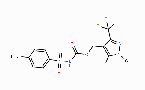 CAS No. 282523-54-0, [5-Chloro-1-methyl-3-(trifluoromethyl)-1H-pyrazol-4-yl]methyl N-[(4-methylphenyl)sulfonyl]carbamate