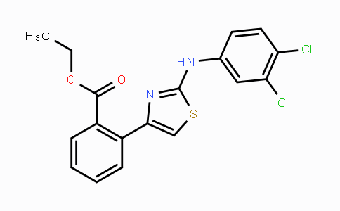 CAS No. 337919-57-0, Ethyl 2-[2-(3,4-dichloroanilino)-1,3-thiazol-4-yl]benzenecarboxylate