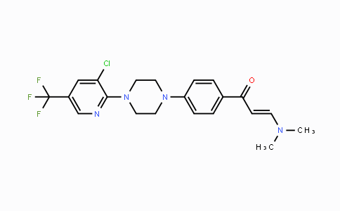 CAS No. 1164529-81-0, 1-(4-{4-[3-Chloro-5-(trifluoromethyl)-2-pyridinyl]piperazino}phenyl)-3-(dimethylamino)-2-propen-1-one