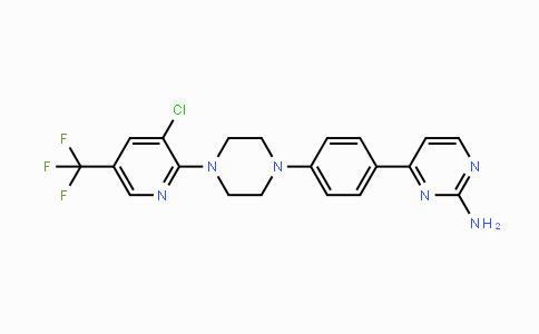 CAS No. 337919-73-0, 4-(4-{4-[3-Chloro-5-(trifluoromethyl)-2-pyridinyl]piperazino}phenyl)-2-pyrimidinamine