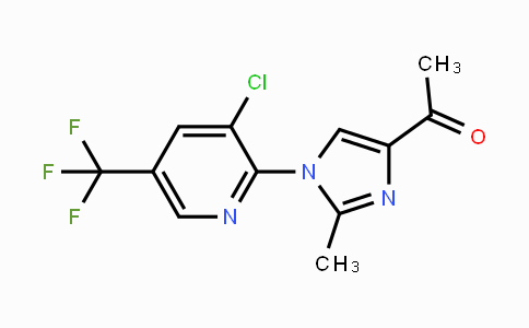 CAS No. 250714-14-8, 1-{1-[3-Chloro-5-(trifluoromethyl)-2-pyridinyl]-2-methyl-1H-imidazol-4-yl}-1-ethanone