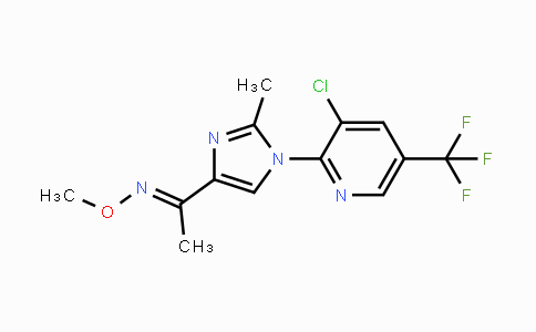 CAS No. 250714-17-1, 1-{1-[3-Chloro-5-(trifluoromethyl)-2-pyridinyl]-2-methyl-1H-imidazol-4-yl}-1-ethanone O-methyloxime