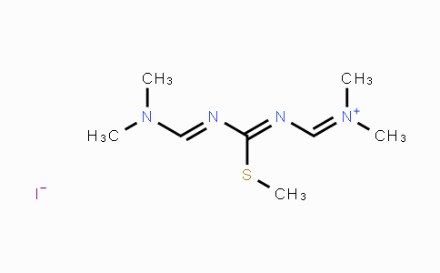 CAS No. 251096-47-6, N-({[{[(Dimethylamino)methylene]amino}(methylsulfanyl)methylene]amino}methylene)-N-methylmethanaminium iodide