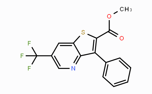 CAS No. 251096-53-4, Methyl 3-phenyl-6-(trifluoromethyl)thieno[3,2-b]pyridine-2-carboxylate
