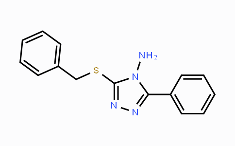 CAS No. 98307-63-2, 3-(Benzylsulfanyl)-5-phenyl-4H-1,2,4-triazol-4-amine
