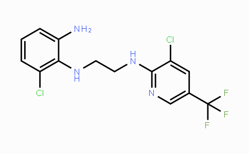 CAS No. 341966-41-4, 3-Chloro-N~2~-(2-{[3-chloro-5-(trifluoromethyl)-2-pyridinyl]amino}ethyl)-1,2-benzenediamine