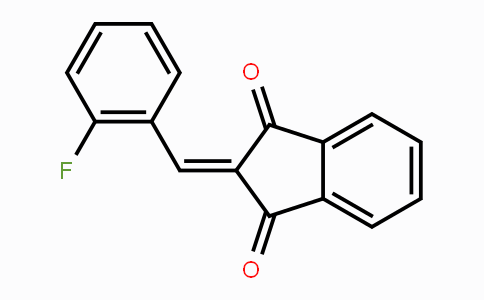 CAS No. 19371-91-6, 2-[(2-Fluorophenyl)methylene]-1H-indene-1,3(2H)-dione