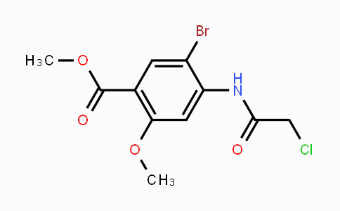 CAS No. 860785-02-0, Methyl 5-bromo-4-[(2-chloroacetyl)amino]-2-methoxybenzenecarboxylate