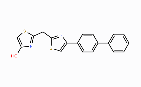 CAS No. 860785-61-1, 2-[(4-[1,1'-Biphenyl]-4-yl-1,3-thiazol-2-yl)methyl]-1,3-thiazol-4-ol