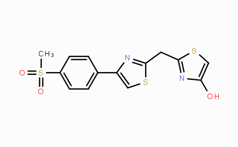 CAS No. 860785-64-4, 2-({4-[4-(Methylsulfonyl)phenyl]-1,3-thiazol-2-yl}methyl)-1,3-thiazol-4-ol