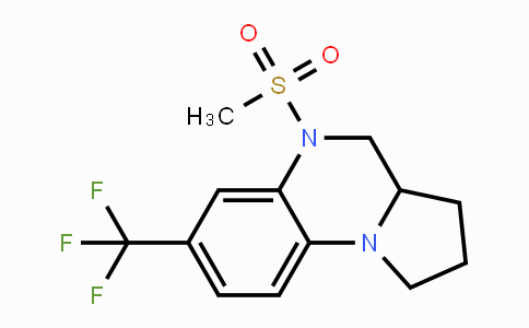 CAS No. 860785-71-3, 5-(Methylsulfonyl)-7-(trifluoromethyl)-1,2,3,3a,4,5-hexahydropyrrolo[1,2-a]quinoxaline