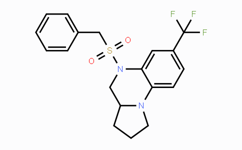 CAS No. 860786-77-2, 5-(Benzylsulfonyl)-7-(trifluoromethyl)-1,2,3,3a,4,5-hexahydropyrrolo[1,2-a]quinoxaline