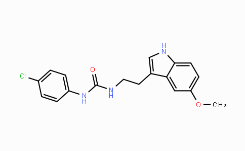 CAS No. 860786-97-6, N-(4-Chlorophenyl)-N'-[2-(5-methoxy-1H-indol-3-yl)ethyl]urea