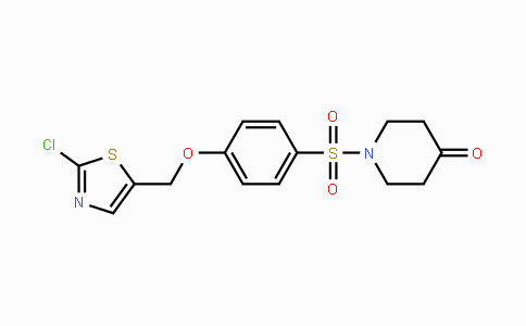 CAS No. 860787-37-7, 1-({4-[(2-Chloro-1,3-thiazol-5-yl)methoxy]phenyl}sulfonyl)tetrahydro-4(1H)-pyridinone